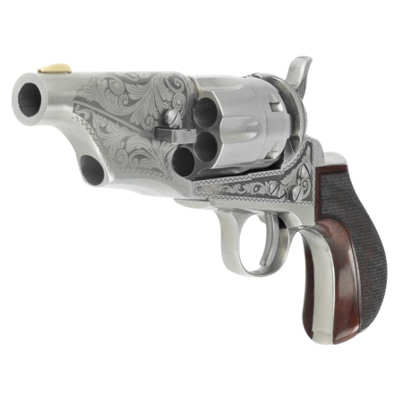Rewolwer Pietta 1862 Colt Police Snubnose Thunderer Steel Old Silver Marshall .44